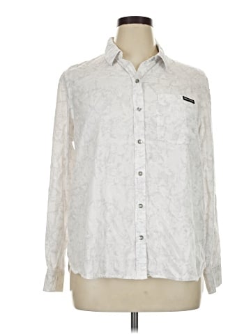 CALVIN KLEIN JEANS Long Sleeve Button-Down Shirt (view 1)