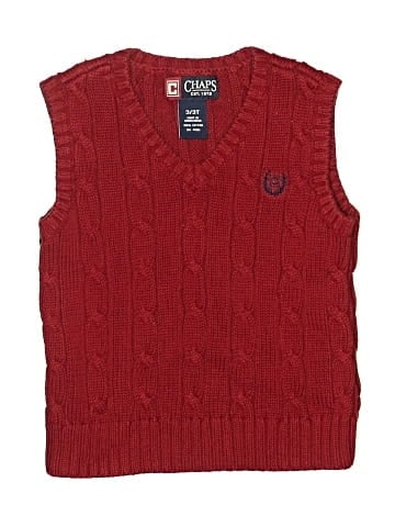 Chaps Sweater Vest (view 1)