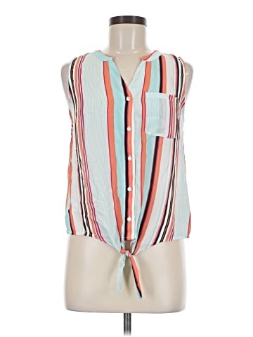 Timing Sleeveless Blouse (view 1)