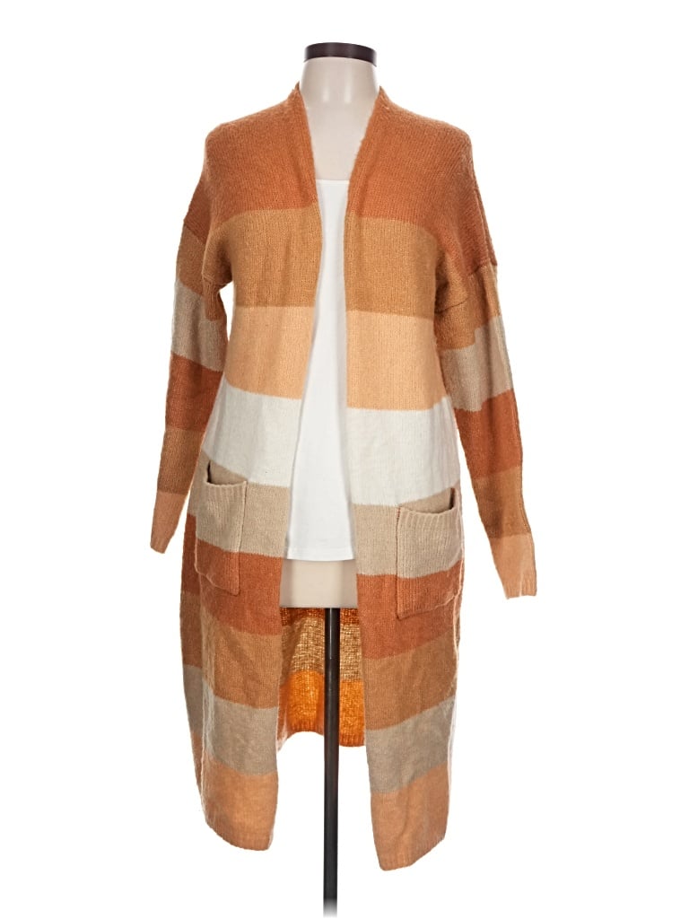 Pre-owned Freshman 1996 Cardigan Sweater In Orange