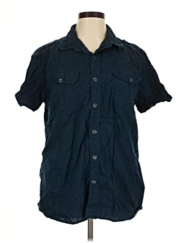 Converse One Star Short Sleeve Button-Down Shirt (view 1)