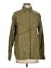 Athleta 100% Linen Solid Green Long Sleeve Button-Down Shirt Size XS - photo 1