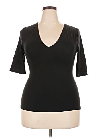 White House Black Market 3/4 Sleeve T-Shirt (view 1)