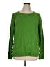 Crown & Ivy 100% Cotton Green Pullover Sweater Size XL - photo 1