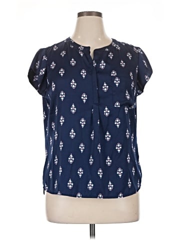 Liz Claiborne Short Sleeve Blouse (view 1)