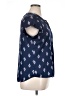Liz Claiborne 100% Polyester Blue Short Sleeve Blouse Size XL (petite) - photo 4
