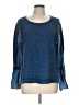 INC International Concepts 100% Cotton Blue Pullover Sweater Size L - photo 1
