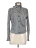 White House Black Market Houndstooth White Jacket Size 6 - photo 1