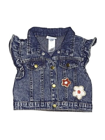 Little Lass Denim Vest (view 1)