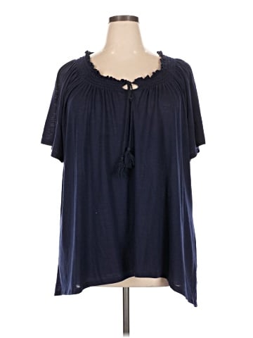 Faded Glory Short Sleeve Blouse (view 1)