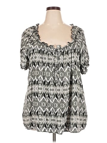 Faded Glory Short Sleeve Blouse (view 1)