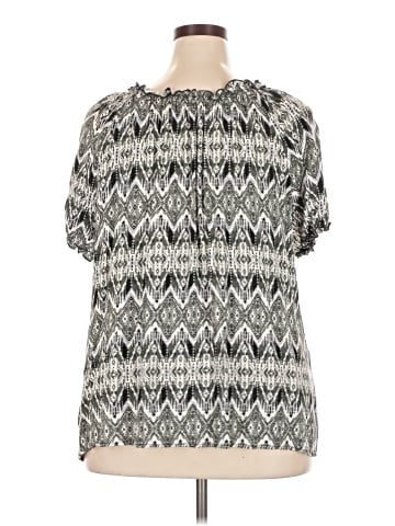 Faded Glory Short Sleeve Blouse (view 2)