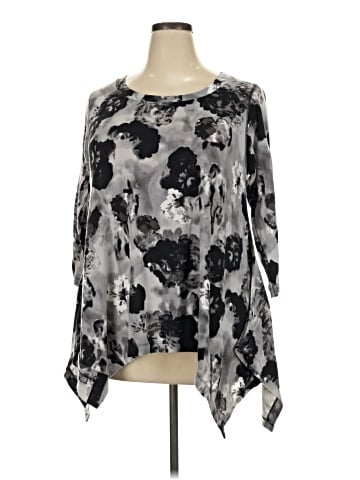 PREMISE 3/4 Sleeve Blouse (view 1)