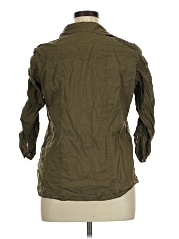 DressBarn 3/4 Sleeve Button-Down Shirt (view 2)