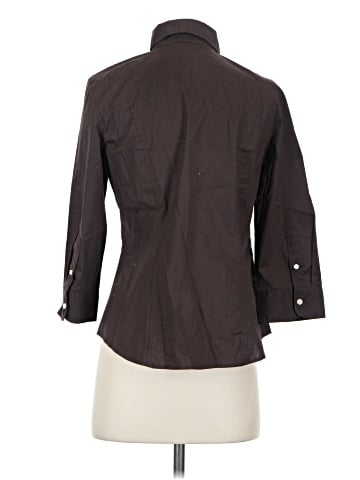 G.H. Bass & Co. 3/4 Sleeve Button-Down Shirt (view 2)