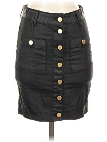 7 For All Mankind Faux Leather Skirt (view 1)