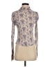 LoveShackFancy 100% Viscose Tan Long Sleeve Turtleneck Size XS - photo 1