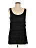 August Silk Black Sleeveless Top Size M - photo 1