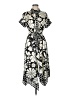 Cato 100% Polyester Print Black Casual Dress Size M - photo 1
