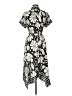 Cato 100% Polyester Print Black Casual Dress Size M - photo 2