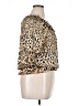 Essentials by Milano 100% Polyester Animal Print Gold 3/4 Sleeve Blouse Size XL - photo 4