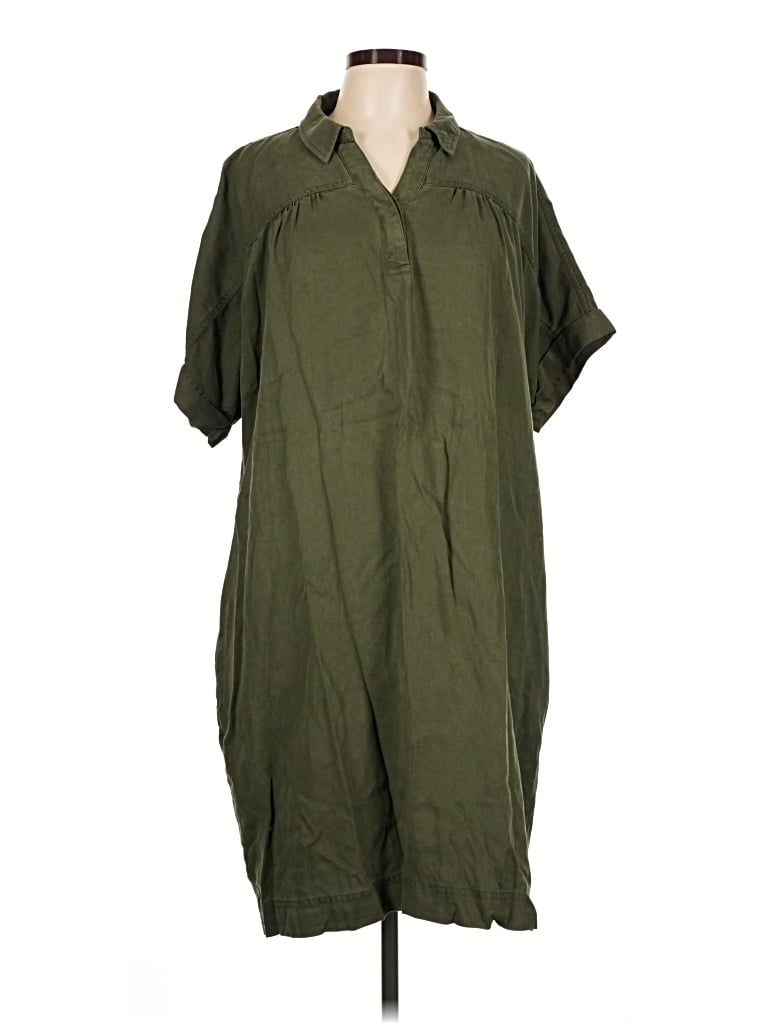 Pre-owned Fat Face Casual Dress In Green