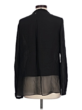 Elie Tahari Long Sleeve Silk Top (view 2)