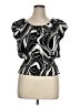 Blue Diamond Plus Black Sleeveless Blouse Size 16 - photo 1