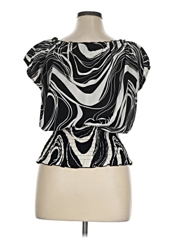 Blue Diamond Plus Sleeveless Blouse (view 2)