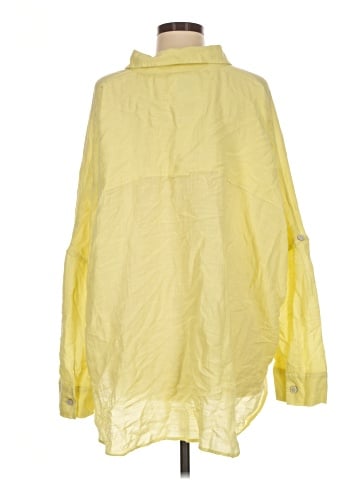 American Eagle Outfitters Long Sleeve Button-Down Shirt (view 2)