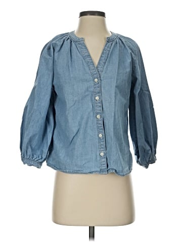 Levi's 3/4 Sleeve Button-Down Shirt (view 1)