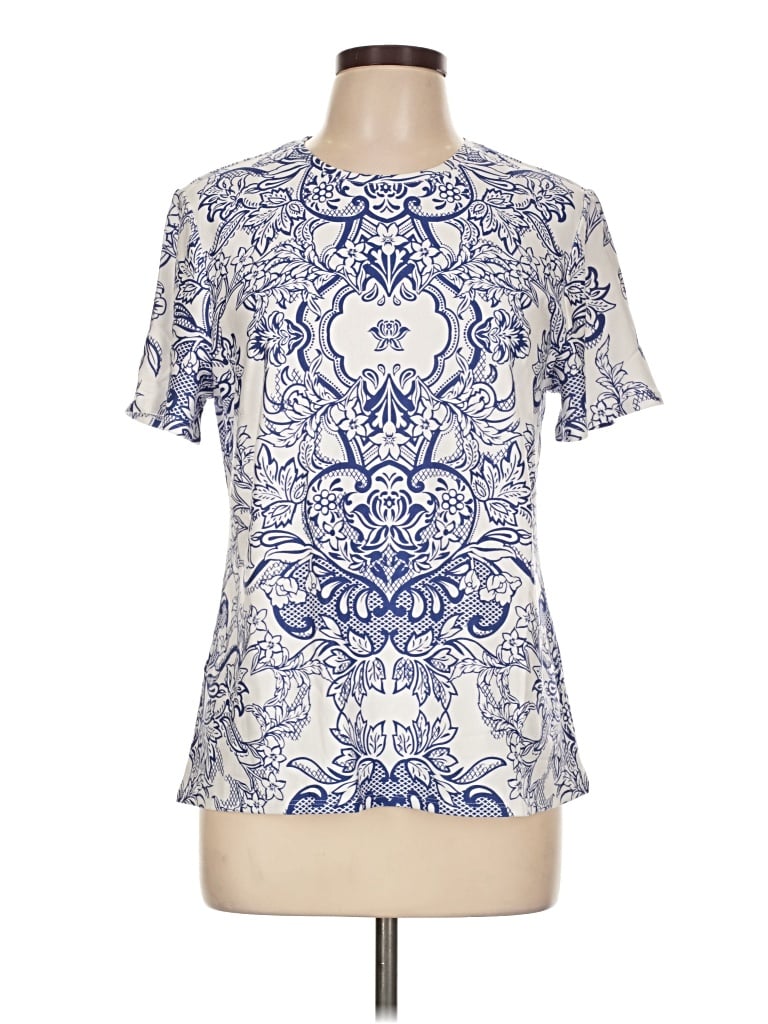 Pre-owned Ted Baker Short Sleeve T-shirt In Blue