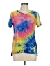 Vogo Tie-dye Blue Short Sleeve Top Size L - photo 1