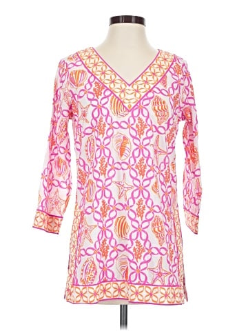 Gretchen Scott Designs 3/4 Sleeve Blouse (view 1)