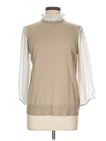 Cable & Gauge 3/4 Sleeve Blouse (view 1)