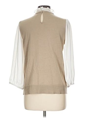 Cable & Gauge 3/4 Sleeve Blouse (view 2)