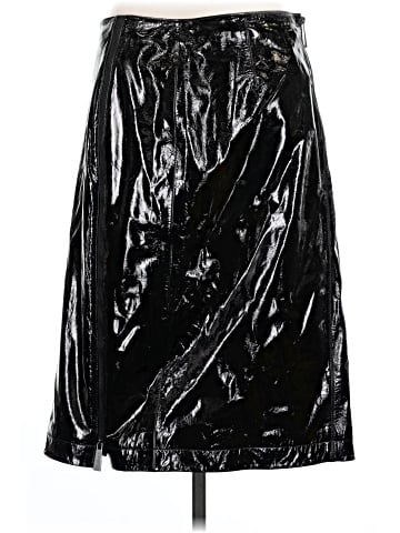 Lita By Ciara Leather Skirt (view 2)