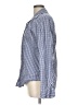 Theory Checkered-gingham Blue Long Sleeve Button-Down Shirt Size L - photo 5
