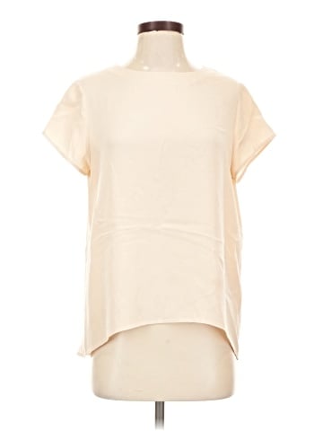 Cuyana Short Sleeve Silk Top (view 1)