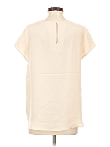Cuyana Short Sleeve Silk Top (view 2)