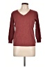 Essentials by Milano Burgundy Pullover Sweater Size L - photo 1