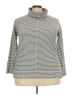 JCPenney Stripes Gray Turtleneck Sweater Size XXL (estimated) - photo 1