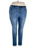 a.n.a. A New Approach Solid Blue Jeans Size 18 - photo 1