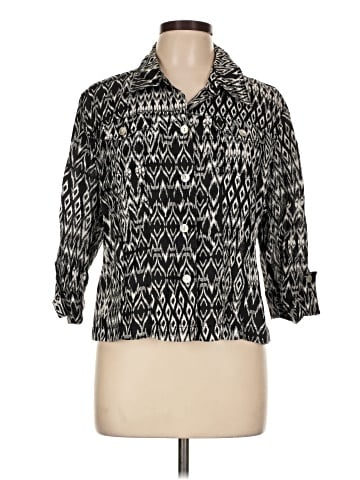 Ruby Rd. 3/4 Sleeve Button-Down Shirt (view 1)