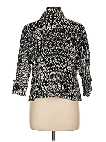 Ruby Rd. 3/4 Sleeve Button-Down Shirt (view 2)