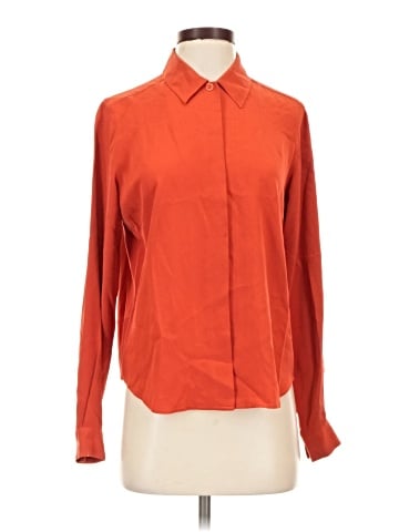 Assorted Brands Long Sleeve Silk Top (view 1)