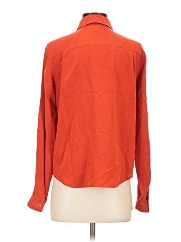 Assorted Brands Long Sleeve Silk Top (view 2)