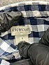 Crewcuts Outlet Checkered-gingham Blue Long Sleeve Button-Down Shirt Size 3 - photo 3