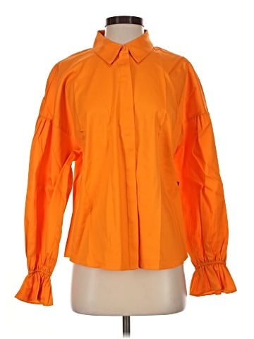 INC International Concepts Long Sleeve Blouse (view 1)