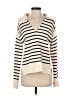 Unbranded 100% Cotton Stripes Ivory Pullover Sweater Size XS (tall) - photo 1